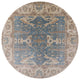 Ahgly Company Indoor Round Mid-Century Modern Area Rugs, 5' Round