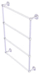 Clearview 4 Tier 24" Ladder Towel Bar with Twisted Accents, Satin Chrome