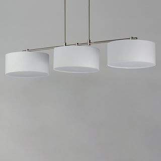 Maxim 10017WL Bongo 3 Light 60"W Linear Pendant - Satin Nickel