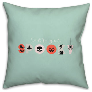 Get Spooky 20x20 Throw Pillow