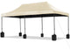 JEAREY Pop Up Canopy Tent, Outdoor Canopy, 4 Sand Bags, Beige, 10x20ft