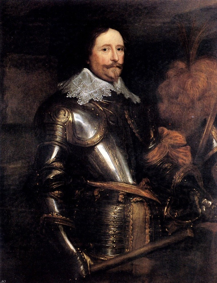 Sir Antony Van Dyck Portrait Of Frederik Hendrik Gallery Wrapped Canvas Print