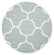 Safavieh Chatham CHT730B 4' Round Blue Rug
