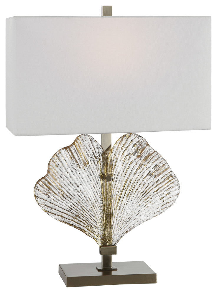 Uttermost Anara Glass Leaf Table Lamp