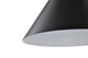 1-Light Matte Black and Brushed Nickel 10 in. Mini Pendant Light