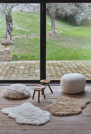 Woolable rug Woolly - Sheep Beige