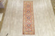 Traditional Kazak Oriental Hand Made Pakistani Wool Runner Rug, Red, 9'10"X2'8"