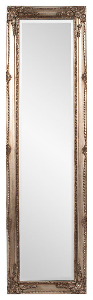 Howard Elliott Queen Ann Silver Standing Mirror