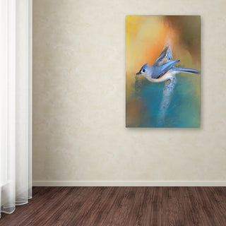 Jai Johnson 'In A Flash Tufted Titmouse' Canvas Art, 24 x 16