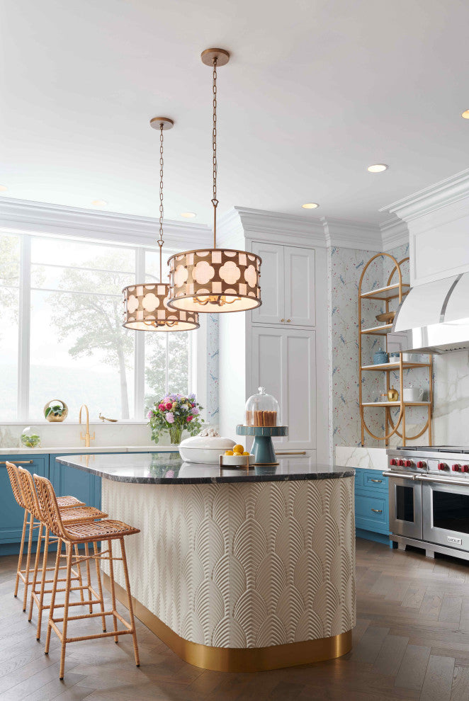 Hinkley Carter Small Drum, Burnished Gold