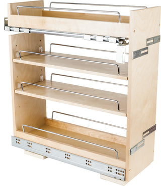 8" Base Cabinet Pullout with Premium Soft-close Concealed Undermount Slides