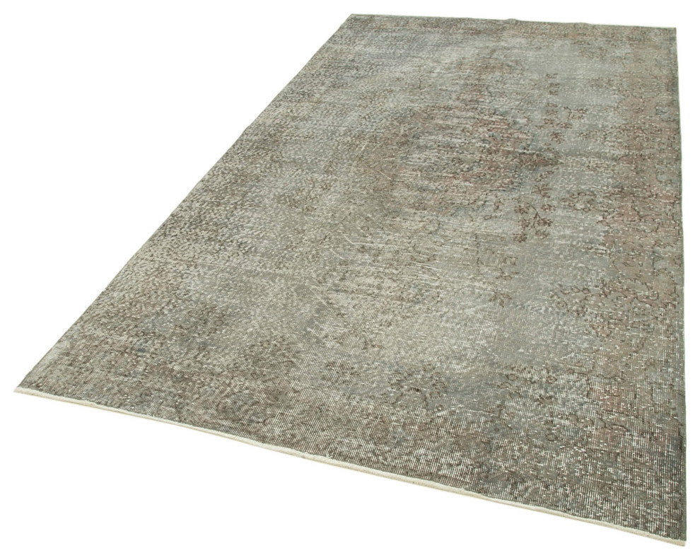 Rug N Carpet - Handmade Turkish 5' 4" x 9' 4" Colorful Overdyed Area Rug