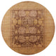 Ahgly Company Indoor Round Mid-Century Modern Area Rugs, 8' Round