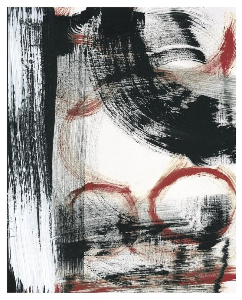 "LPs in 33 III Red" Digital Paper Print by Sue Schlabach, 22"x26"