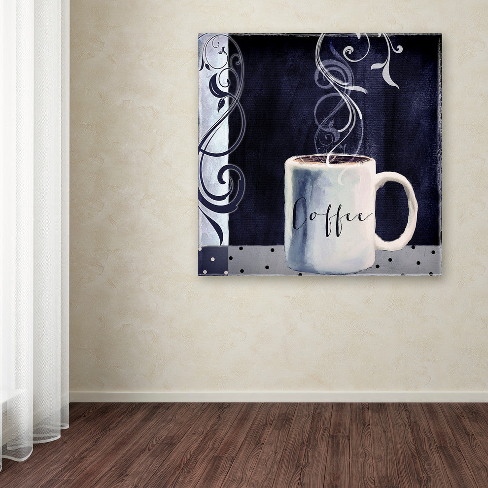 Color Bakery 'Cafe Blue I' Canvas Art, 24"x24"