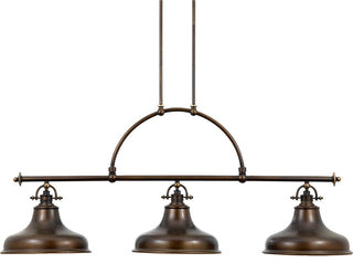 Emery 3-Light Island Light, Palladian Bronze