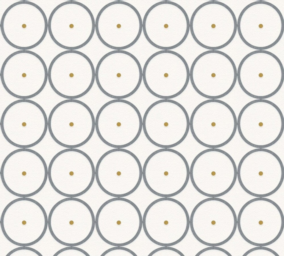 Raffi, Modern Geometric Color Cream Wallpaper Roll