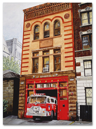 Paul Walsh 'FDNY Engine 47' Canvas Art, 14 X 19
