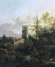 Frederick De Moucheron Mountainous Wooded River Landscape Gallery Wrapped Canvas