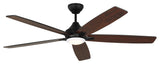 Generation Lighting Lowden 60" Ceiling Fan Midnight Black