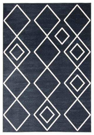 Aqua Kenza Area Rug, Blue, 6'x9'