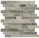 MSI SMOT-GLSIL-SAVOY8MM 12-13/16" x 11-3/4" Linear Mosaic Sheet - - Savoy
