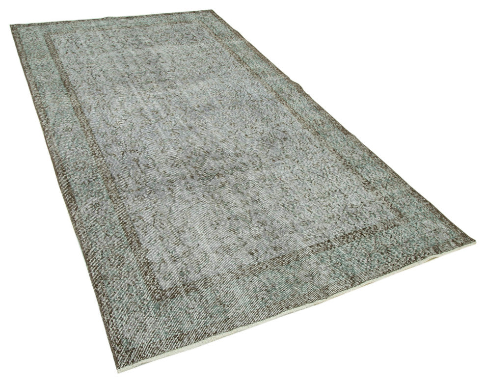 Rug N Carpet - Handwoven Turkish 4' 8" x 8' 4" Unique Overdyed Area Rug