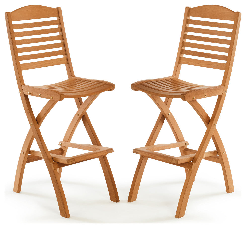 Teak Folding Bar Chair Manhattan