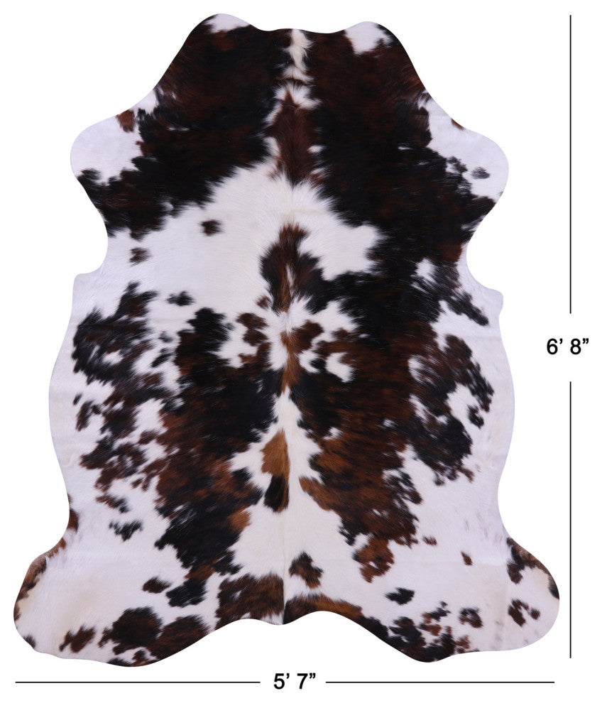 Natural Cowhide Rug 6' 8" X 5' 7" C2294
