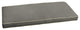 Sunbrella Charcoal Gray With Ivory Outdoor Bench Cushion 55-60", Corded