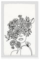 "Flower Is a Smile" Framed Painting Print, 8x12