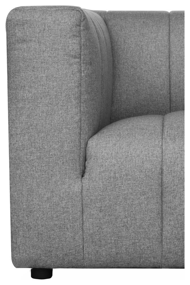 Lyric Arm Chair Left Gray