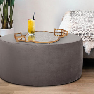 Elegant Gold Leaf Scalloped Tray