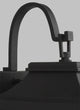 Generation Lighting Warren 2-Light Outdoor Lantern, Textured Black
