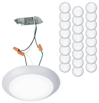 Disc LED Energy Star Flush Mount, White
