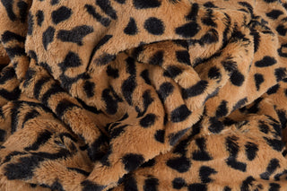 Faux Fur Throw 50"x60", Soft Leopard