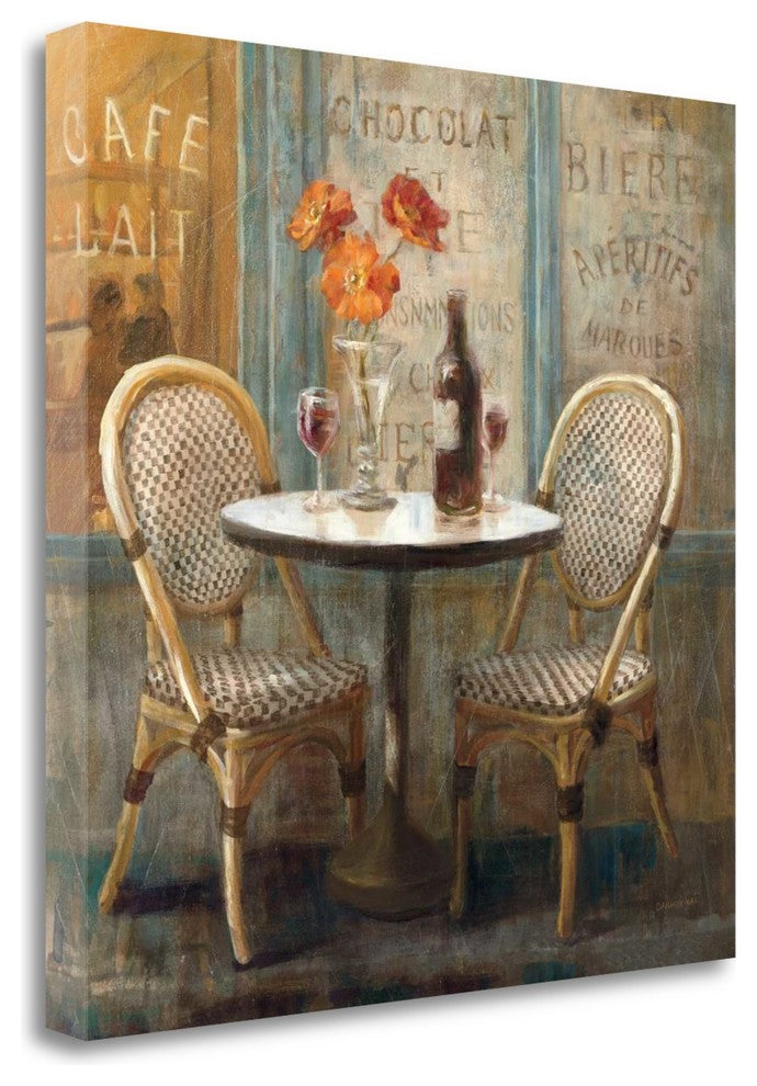 "Meet Me At Le Cafe I" By Danhui Nai, Giclee Print on Gallery Wrap Canvas