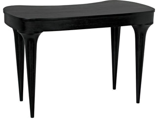 Rennie Collection Mahogany Desk, Hand-Rubbed Black