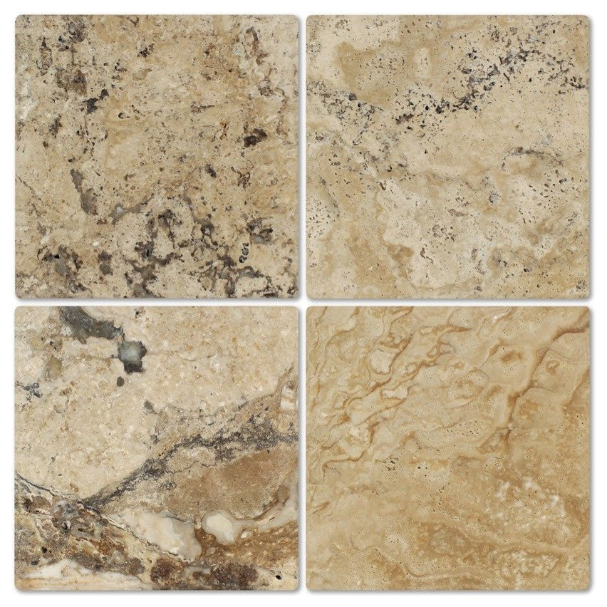 12 X 12 Philadelphia Travertine Tumbled Field Tile
