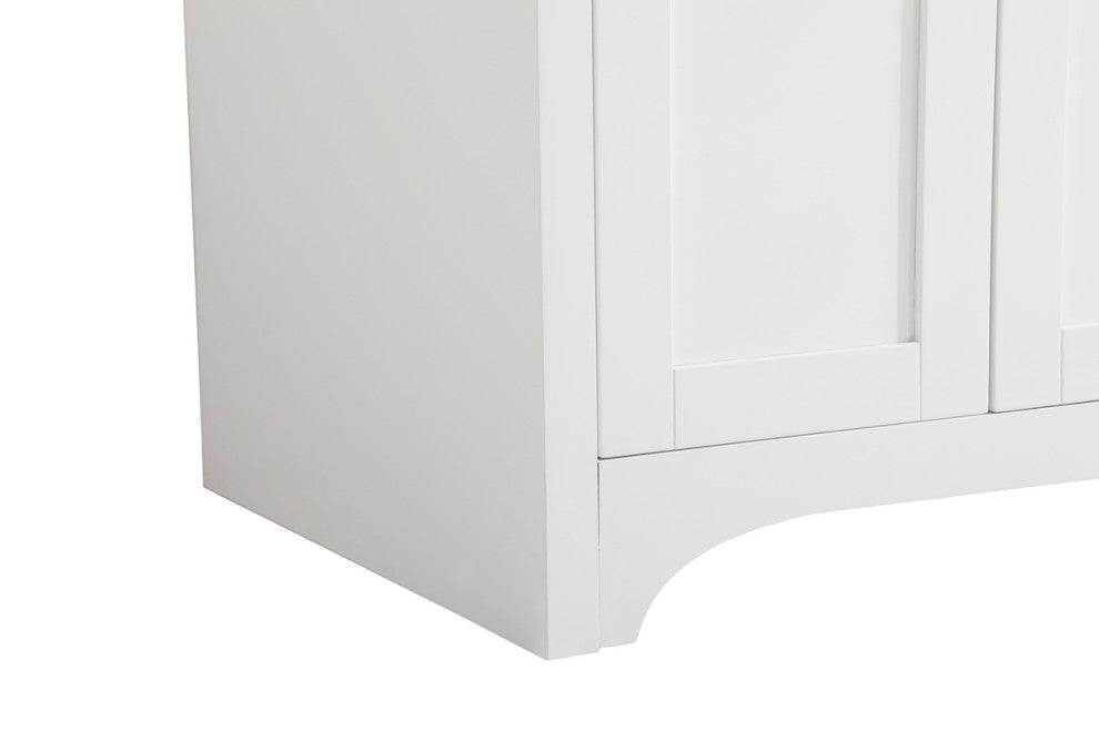 48" Single Bathroom Vanity, White