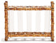 Two's Company Natural Bamboo Vase Includes 5 Glass Tubes, WTR006
