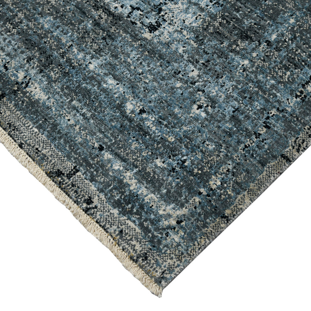 Dazzle Area Rug, Blue, 8' x 10', Abstract