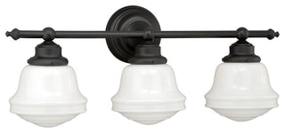 Vaxcel Huntley 3-Light Vanity, Oil Rubbed Bronze