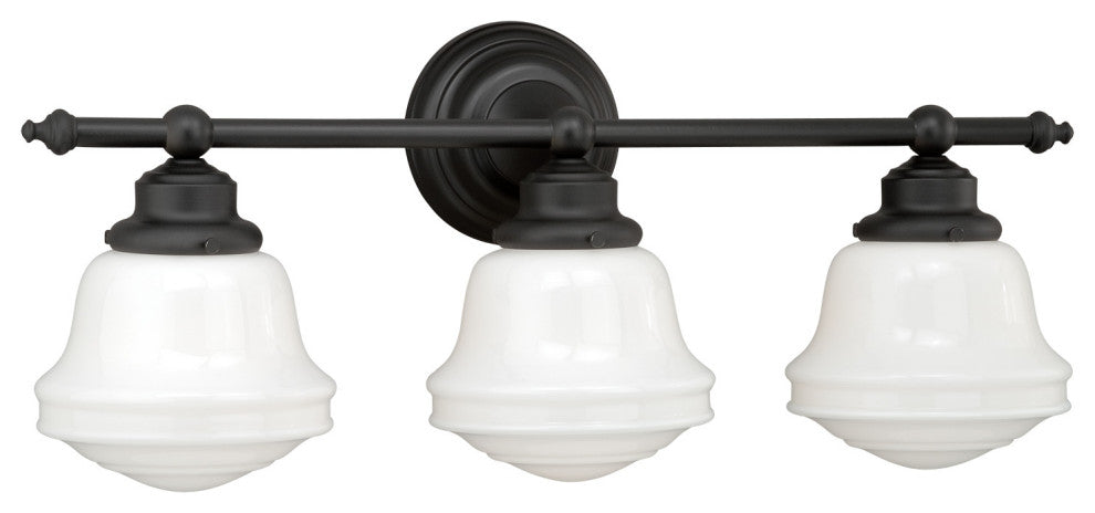 Vaxcel Huntley 3-Light Vanity, Oil Rubbed Bronze