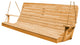 Pressure Treated Pine Highback Swing, Natural Stain, 5 Foot