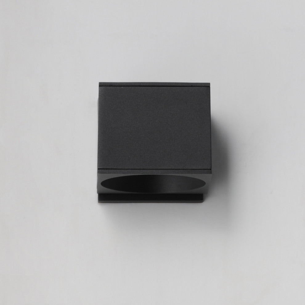 Maxim 86215 Stout 5" Tall LED Outdoor Wall Sconce - 3000K - Black