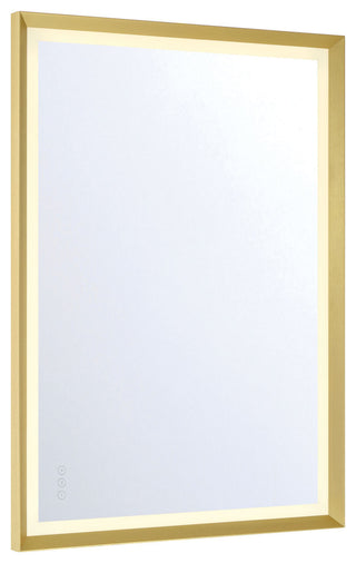 Artell Vertical Mirror - 30" x 42", Brushed Gold