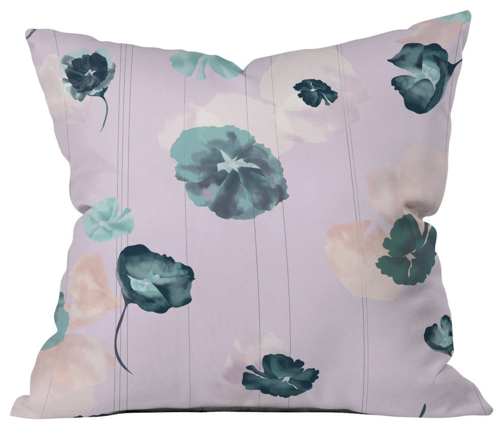 Deny Designs Khristian A Howell Mademoiselle In Lavender Outdoor Throw Pillow