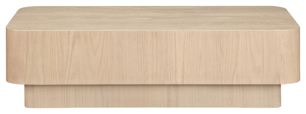 Oakmont Veneer Coffee Table, Natural, Coffee Table