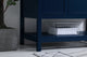 Tobias 42" Single Bathroom Vanity, Blue With Backsplash